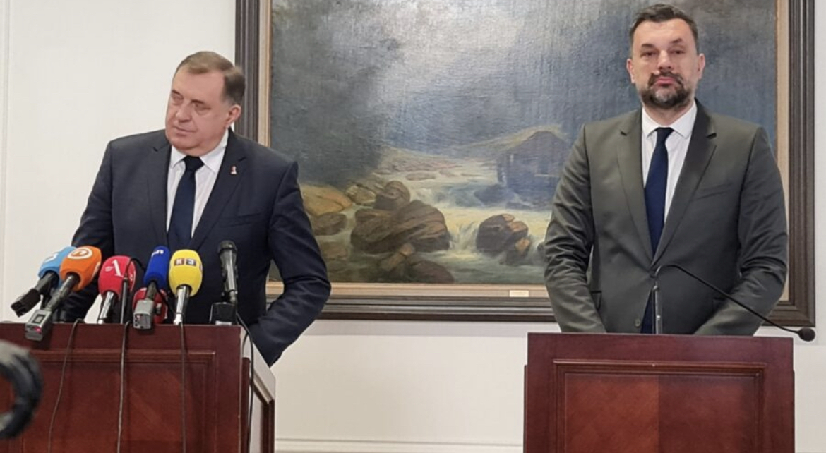 KONAKOVIĆ I DODIK SASTALI SE U BANJA LUCI Nakon burnih izjava sve se